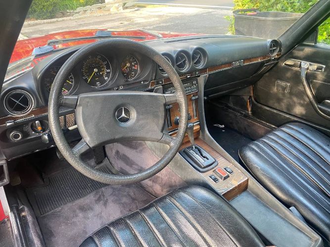 Mercedes-benz-280sl-1981-Red-14