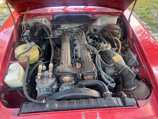Mercedes-benz-280sl-1981-Red-3
