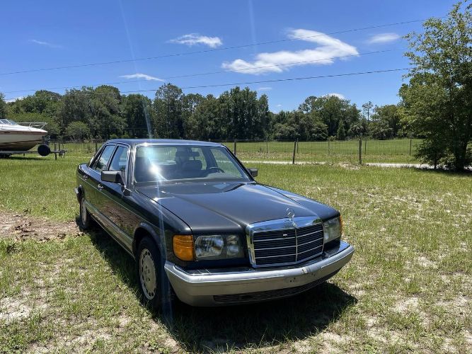 Mercedes-benz-300se-1986-Blue