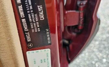 Mercedes-benz-380se-1984-Burgundy-Tan