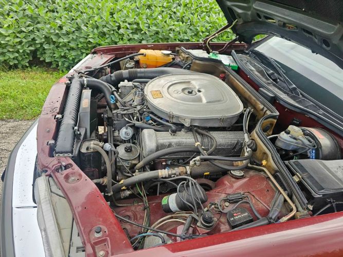 Mercedes-benz-380se-1984-Burgundy-Tan-4