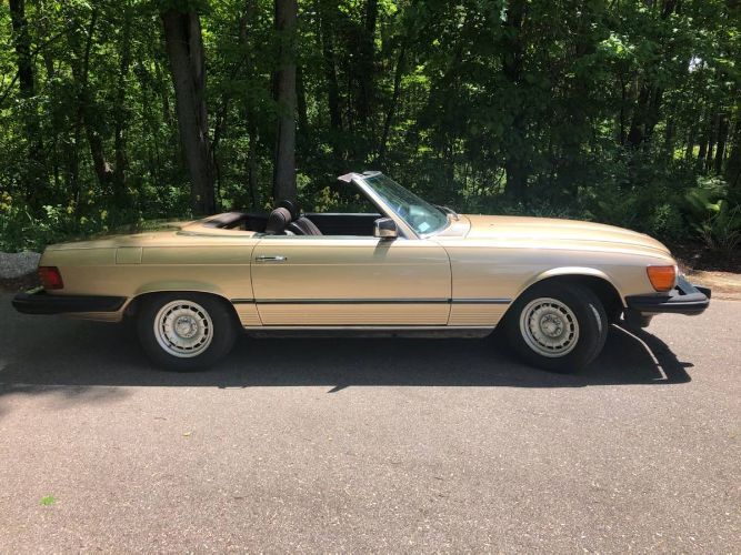 Mercedes-benz-380sl-1981-Gold-Brown-2