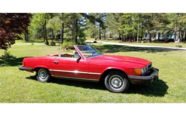 Mercedes-benz-380sl-1981-Red-Tan-1