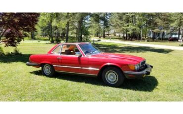 Mercedes-benz-380sl-1981-Red-Tan-2
