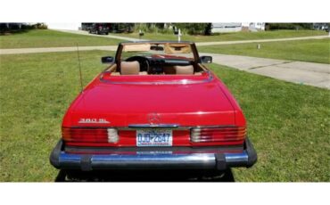 Mercedes-benz-380sl-1981-Red-Tan-4