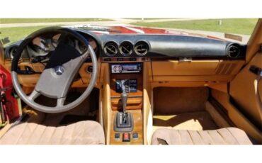 Mercedes-benz-380sl-1981-Red-Tan-5