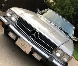 Mercedes-benz-380sl-1981-Silver-Blue