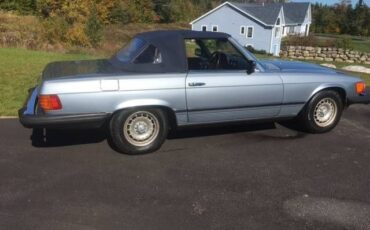 Mercedes-benz-380sl-1981-Silver-Blue-Blue-Leather-1