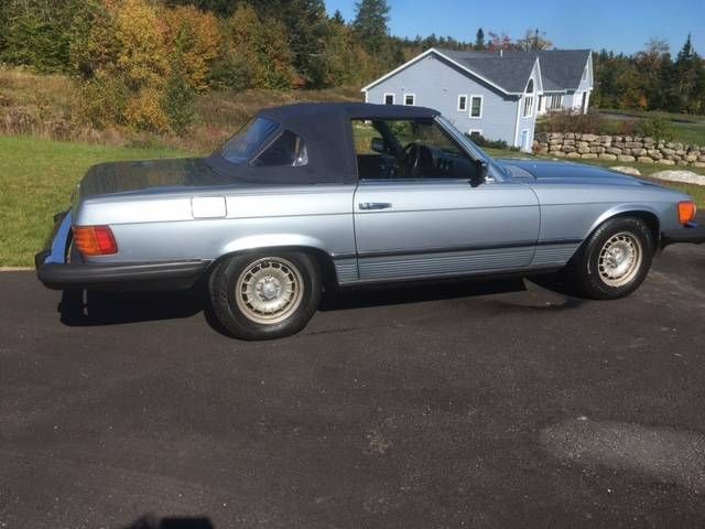 Mercedes-benz-380sl-1981-Silver-Blue-Blue-Leather-1