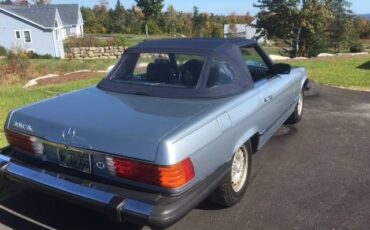 Mercedes-benz-380sl-1981-Silver-Blue-Blue-Leather-2