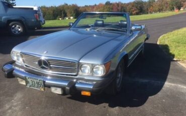 Mercedes-benz-380sl-1981-Silver-Blue-Blue-Leather