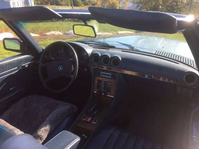 Mercedes-benz-380sl-1981-Silver-Blue-Blue-Leather-8