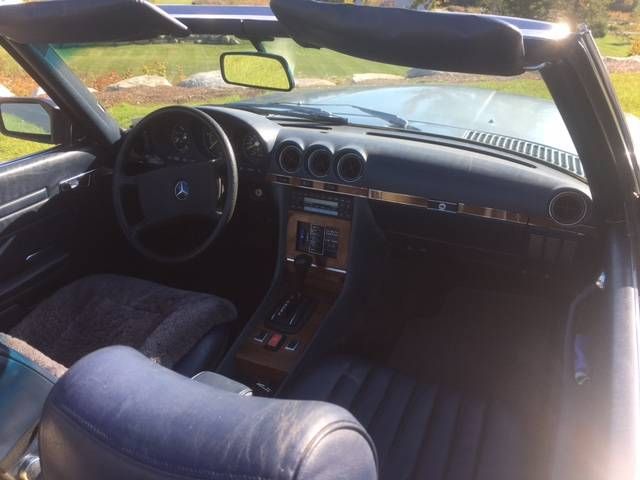 Mercedes-benz-380sl-1981-Silver-Blue-Blue-Leather-9