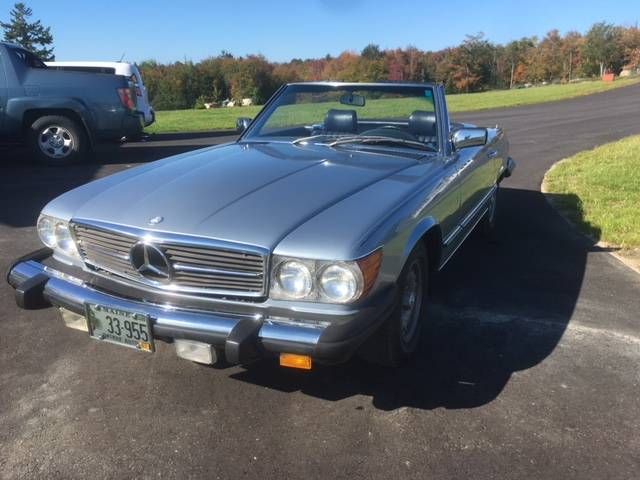 Mercedes-benz-380sl-1981-Silver-Blue-Blue-Leather