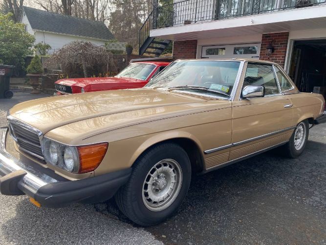 Mercedes-benz-380sl-1984-Gold-Brown-1