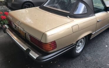 Mercedes-benz-380sl-1984-Gold-Brown