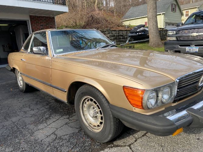 Mercedes-benz-380sl-1984-Gold-Brown-4