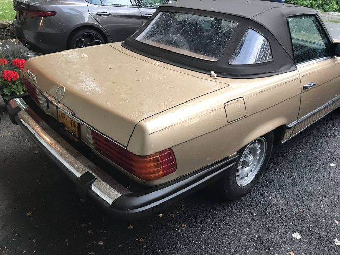 Mercedes-benz-380sl-1984-Gold-Brown