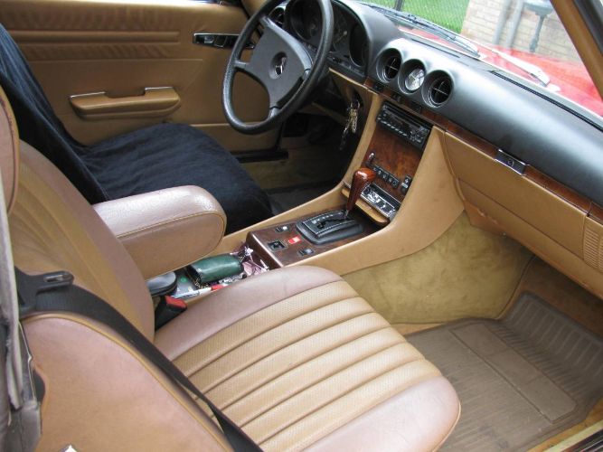 Mercedes-benz-380sl-1985-Red-Brown-11