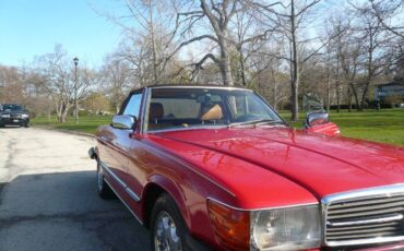 Mercedes-benz-380sl-1985-Red-Brown-2