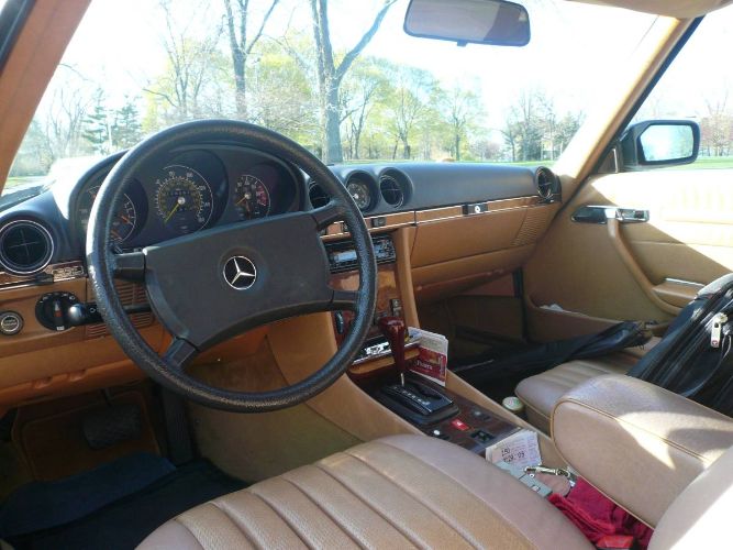 Mercedes-benz-380sl-1985-Red-Brown-9