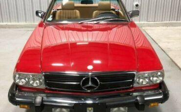 Mercedes-benz-380sl-1985-Red-Tan-10
