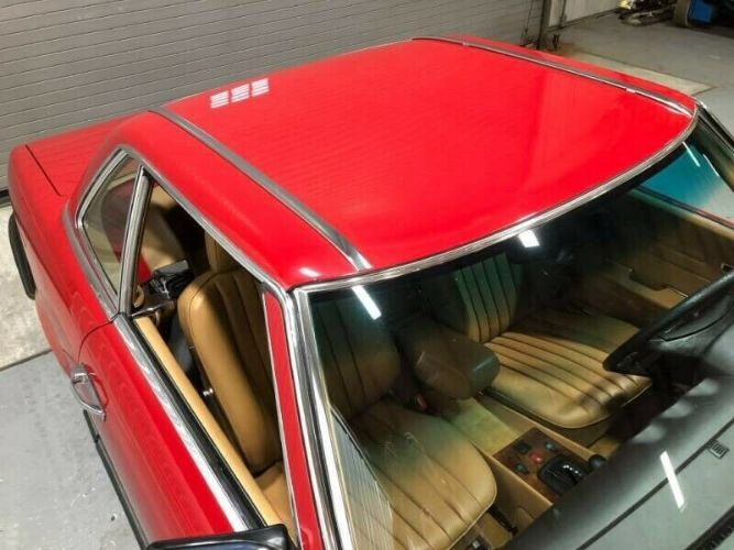 Mercedes-benz-380sl-1985-Red-Tan-13