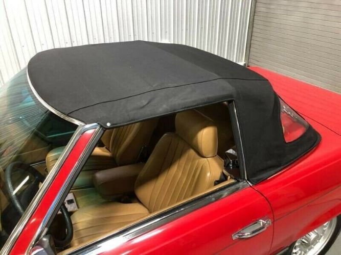 Mercedes-benz-380sl-1985-Red-Tan-14