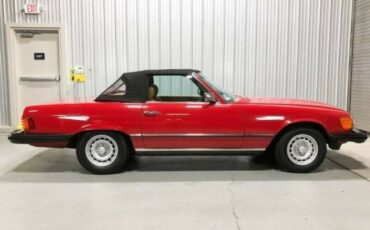 Mercedes-benz-380sl-1985-Red-Tan-15