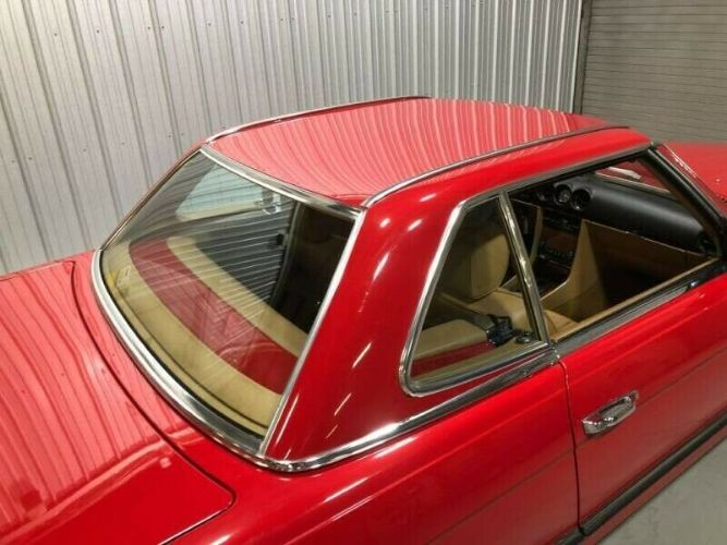Mercedes-benz-380sl-1985-Red-Tan-21