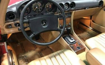 Mercedes-benz-380sl-1985-Red-Tan-9