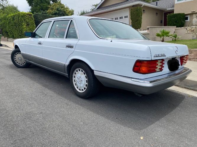 Mercedes-benz-420sel-1986-White-14