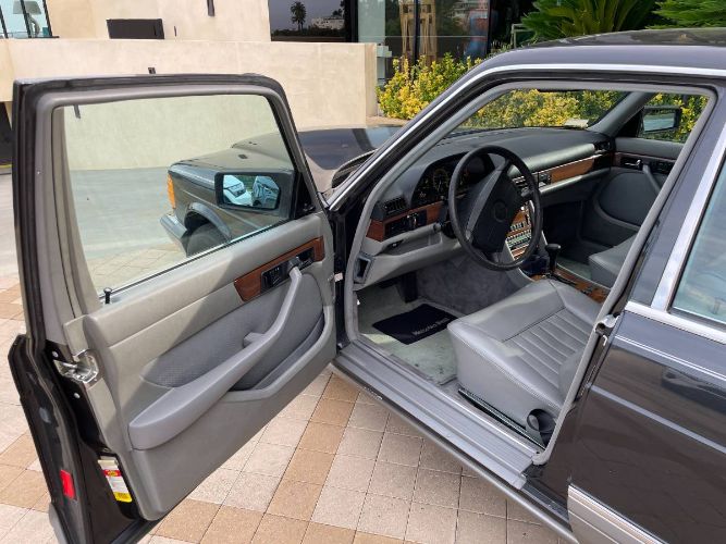 Mercedes-benz-420sel-1987-Charcoal-GraySilver-Leather-10