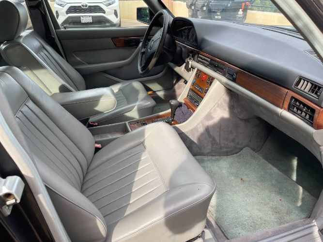 Mercedes-benz-420sel-1987-Charcoal-GraySilver-Leather-15