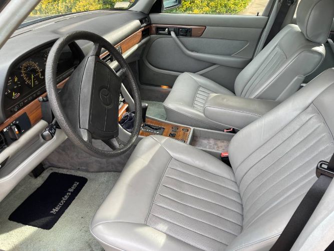 Mercedes-benz-420sel-1987-Charcoal-GraySilver-Leather-9