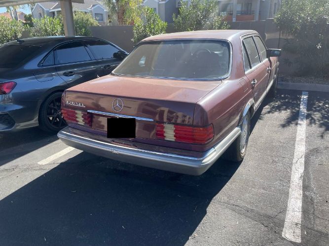 Mercedes-benz-420sel-1987-Red-1