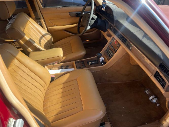 Mercedes-benz-420sel-1987-Red-4