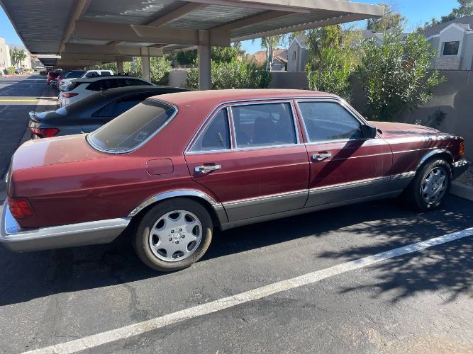 Mercedes-benz-420sel-1987-Red-8