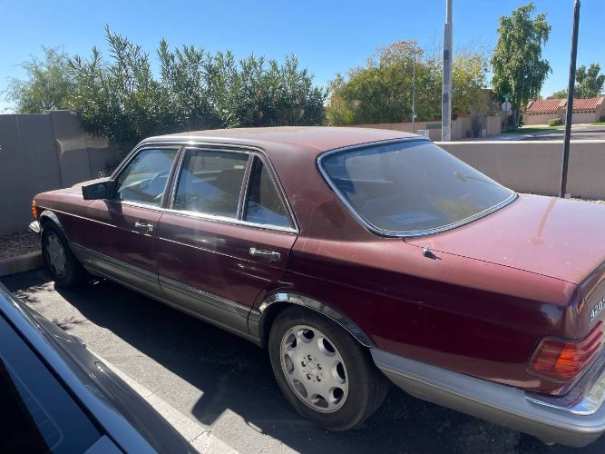 Mercedes-benz-420sel-1987-Red-9