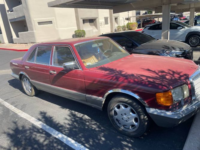 Mercedes-benz-420sel-1987-Red