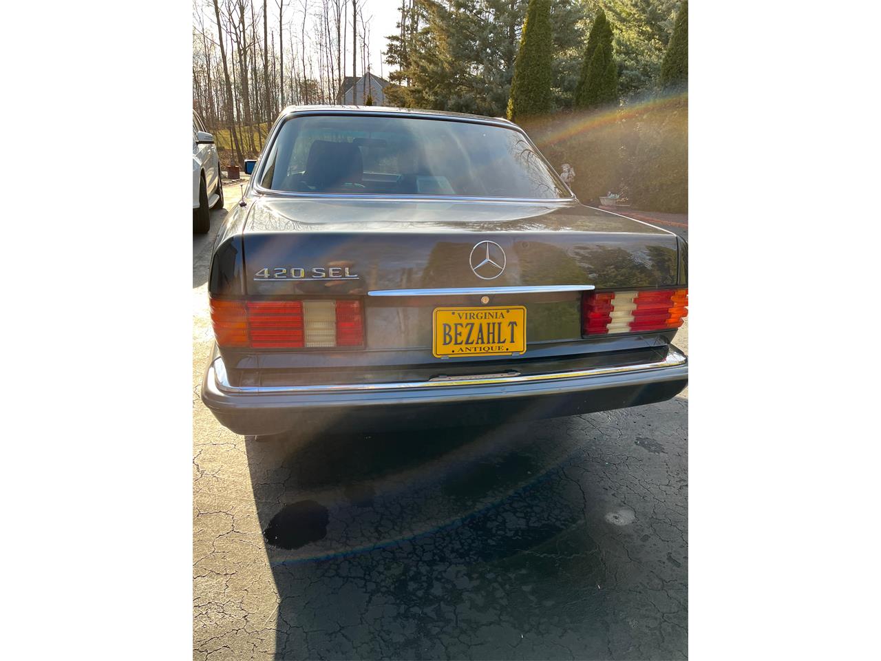 Mercedes-benz-420sel-1989-Black-Burgandy-1