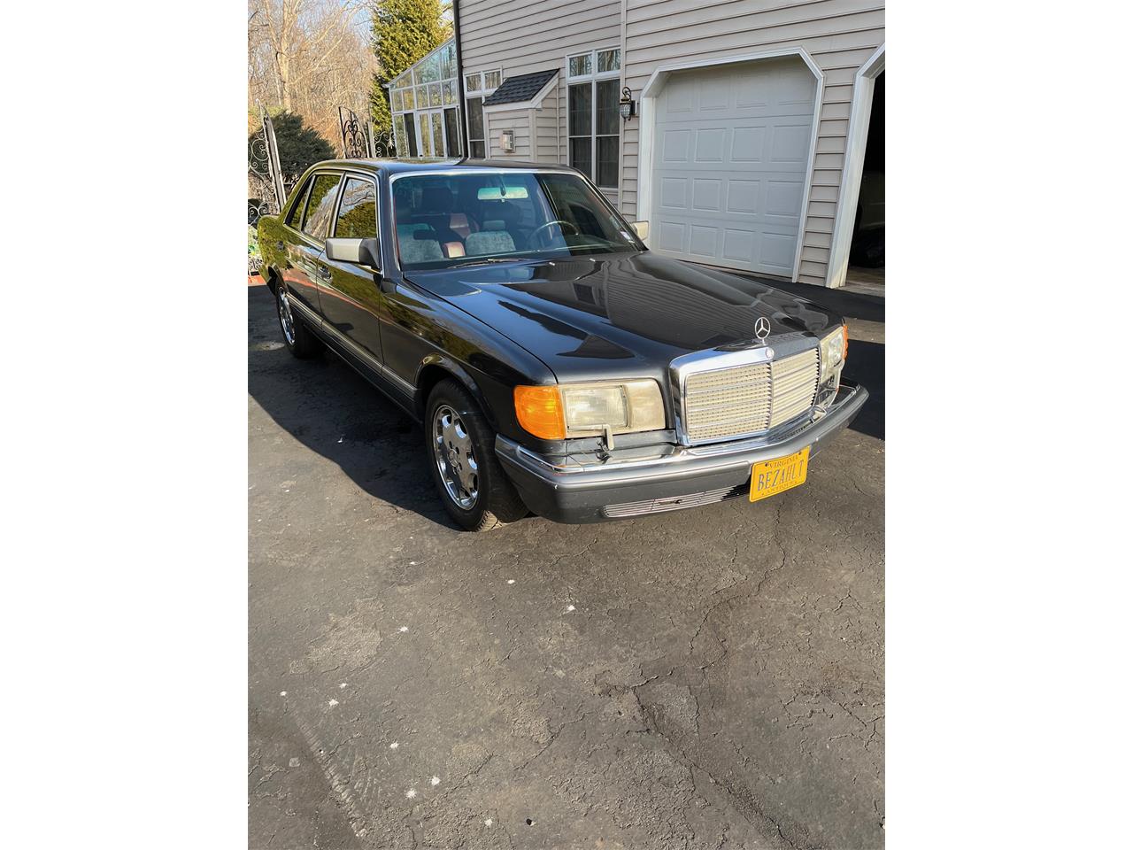 Mercedes-benz-420sel-1989-Black-Burgandy-6