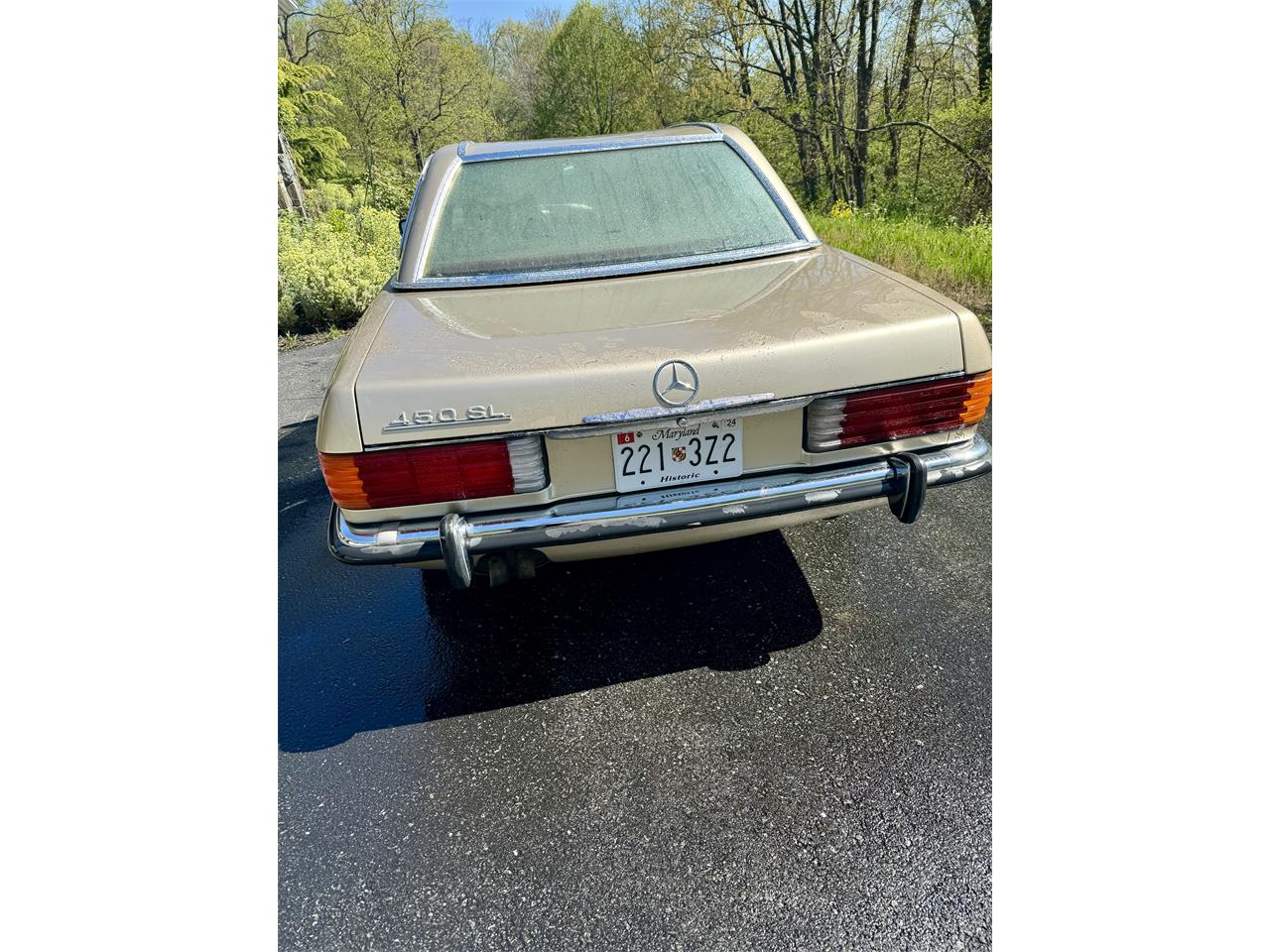 Mercedes-benz-450sl-1973-Metallic-Gold-Sable-Brown