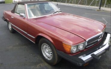Mercedes-benz-450sl-1975-Red-Tan