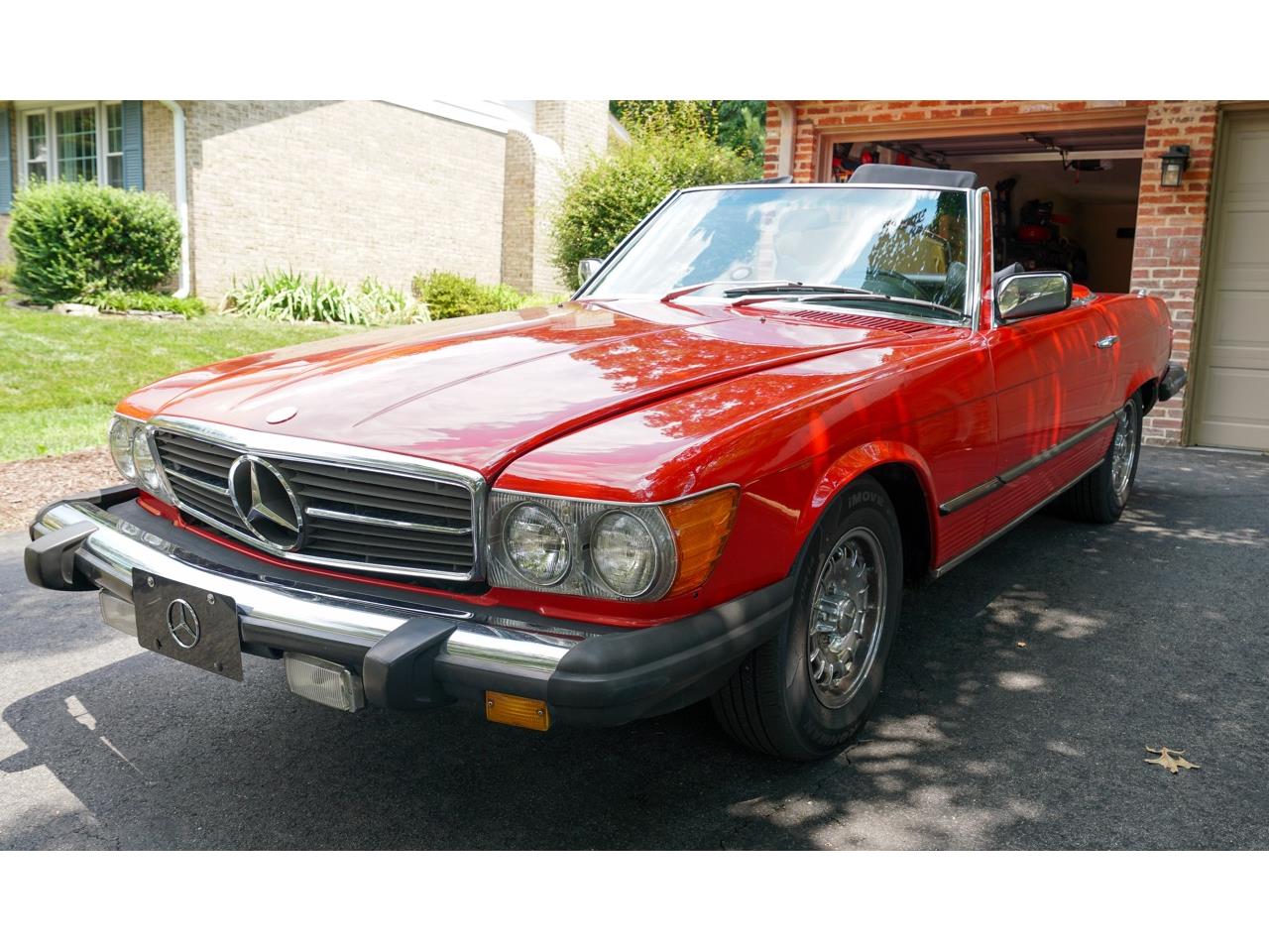 Mercedes-benz-450sl-1977-Red-Black-19