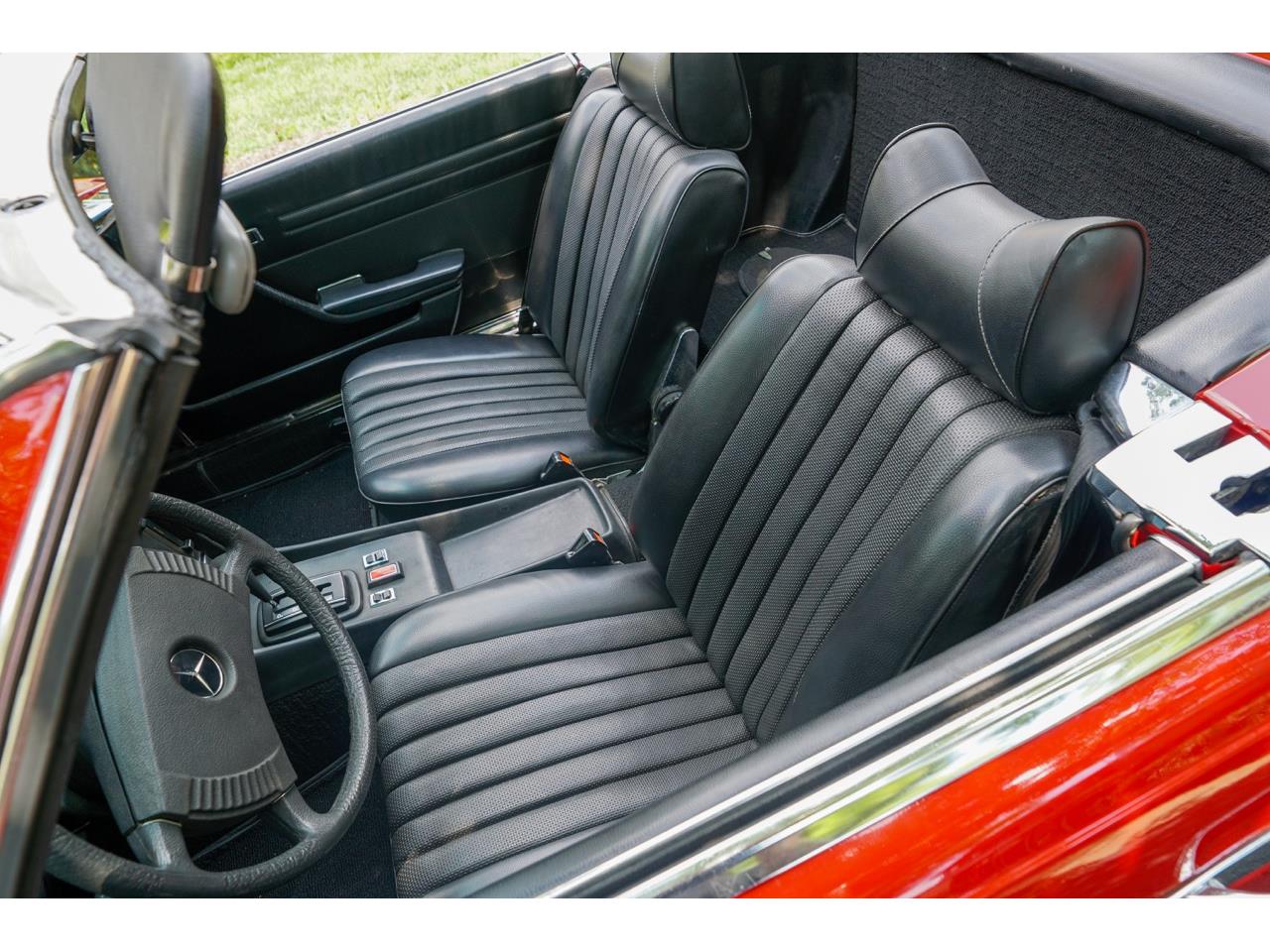 Mercedes-benz-450sl-1977-Red-Black-5