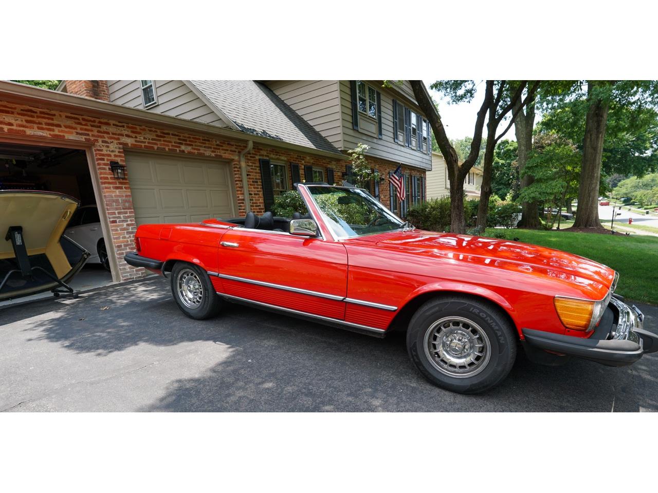 Mercedes-benz-450sl-1977-Red-Black-9