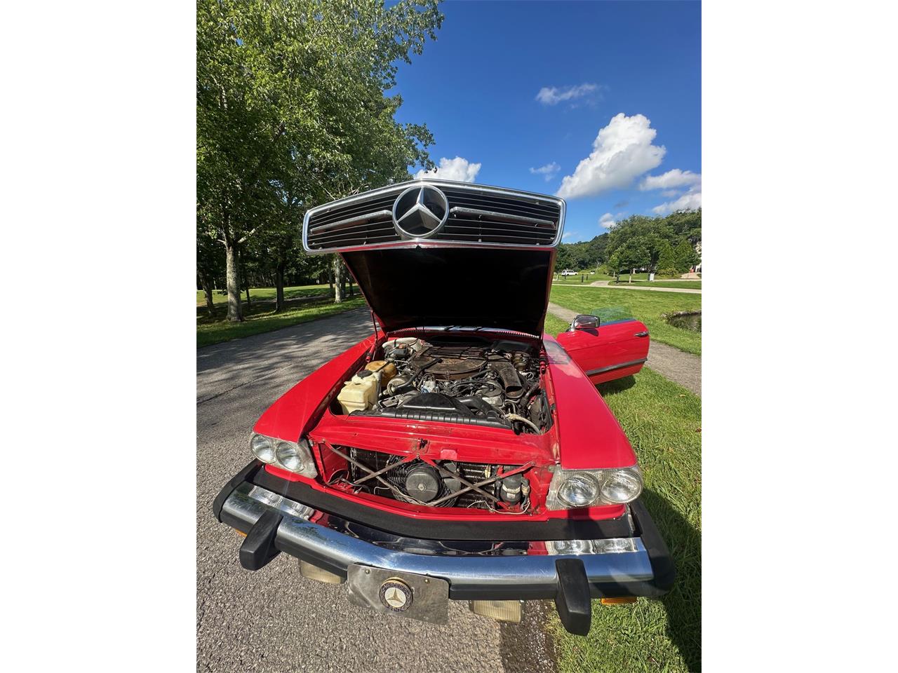 Mercedes-benz-450sl-1979-Red-Black-11