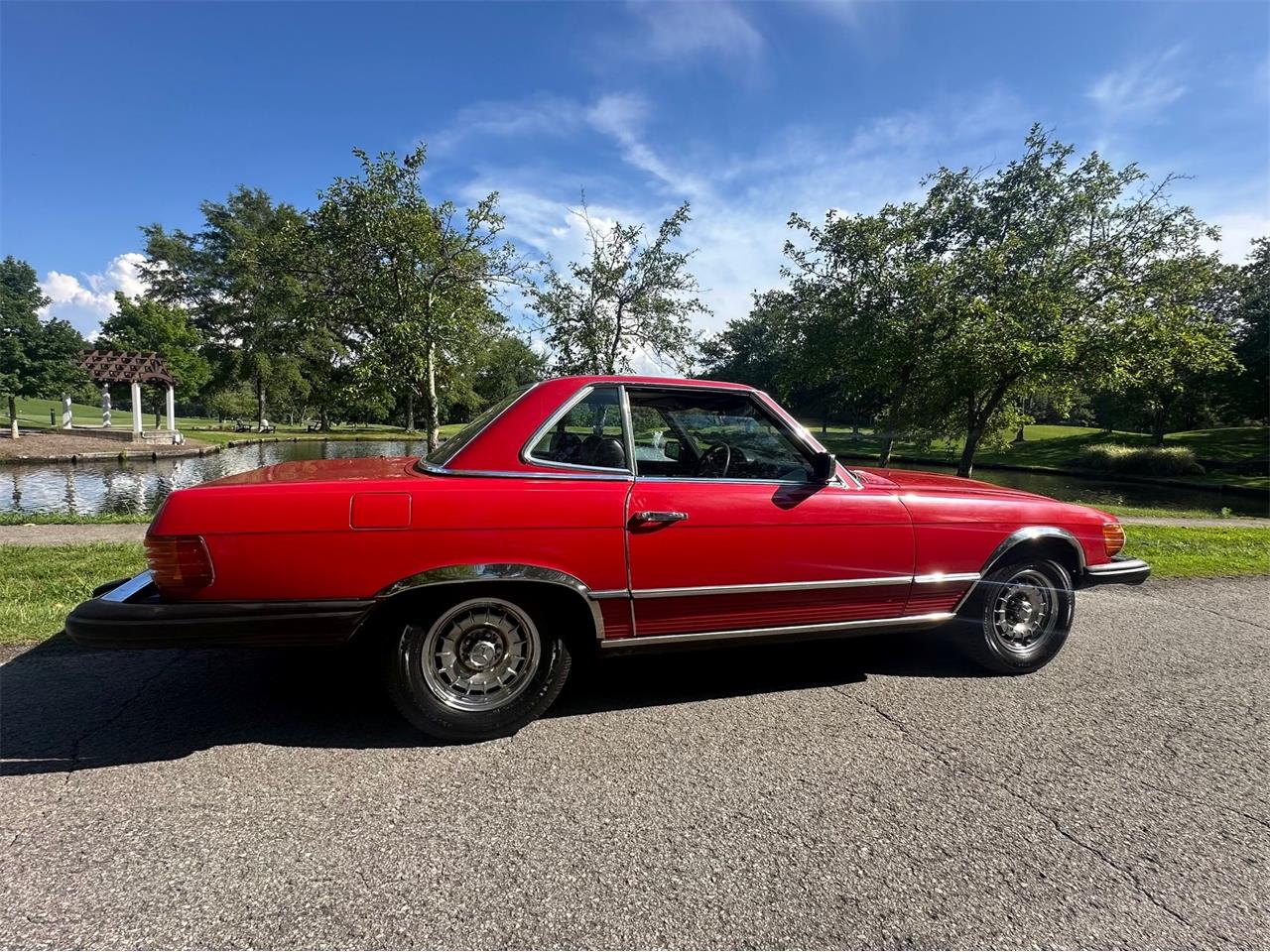 Mercedes-benz-450sl-1979-Red-Black-2