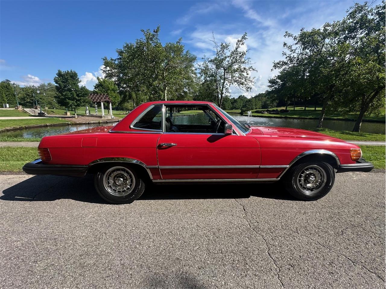 Mercedes-benz-450sl-1979-Red-Black-3